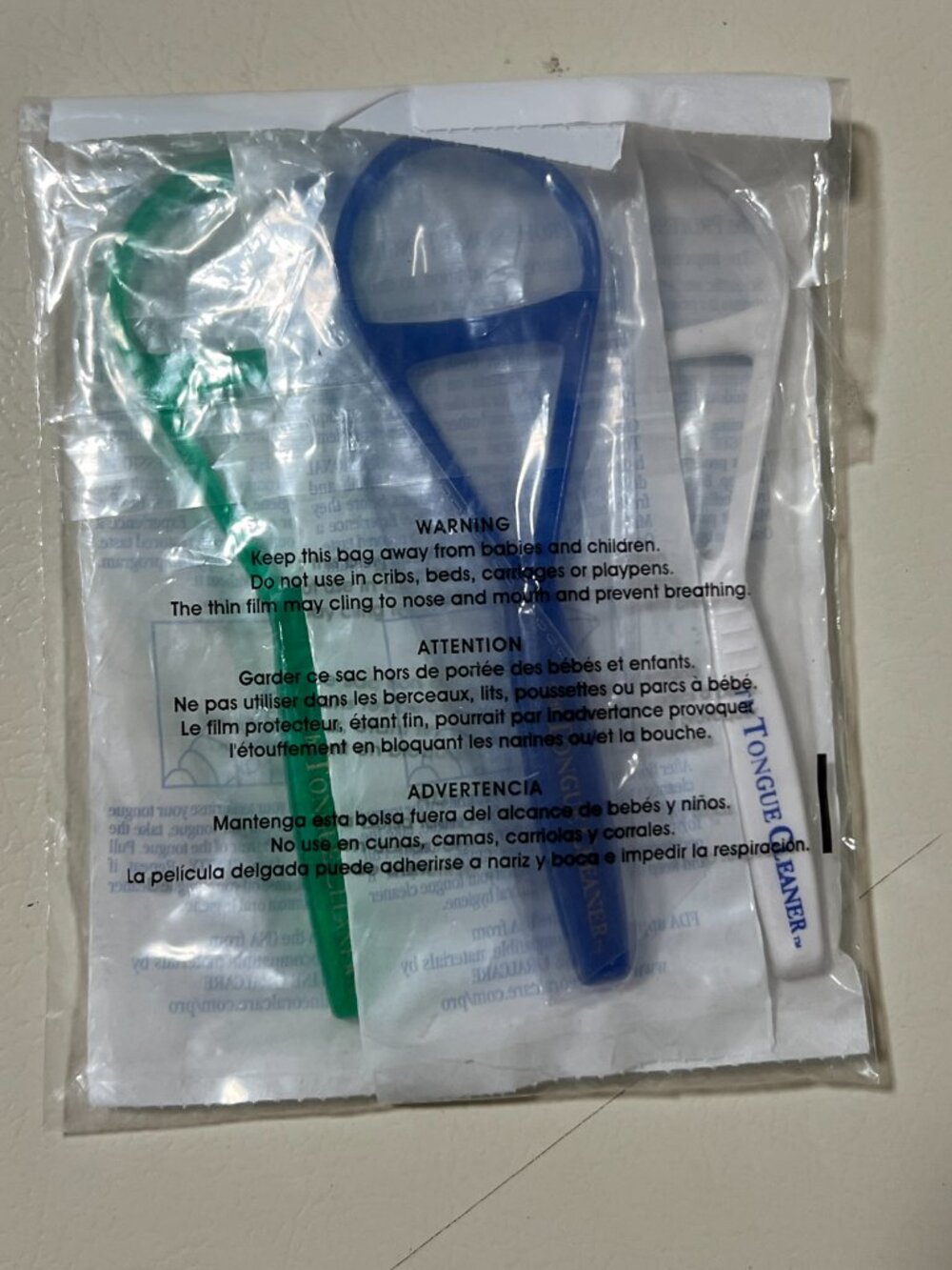 3 Pack Tongue Cleaner Scraper | 3 Pcs Oral Care Hygiene Set